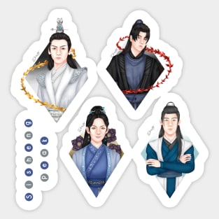 Sisheng Four - 2ha Sticker Pack Sticker